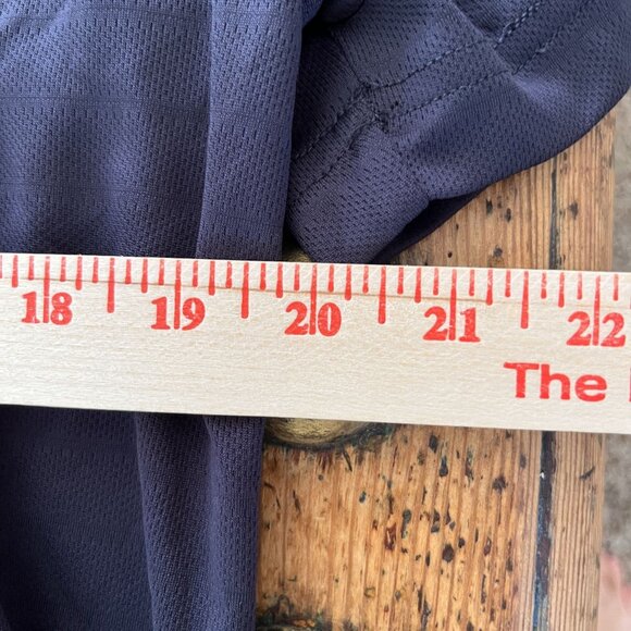 MSX By Michael Strahan Mens Blue Polo Shirt L Moisture-Wicking Polyester - Picture 4 of 5